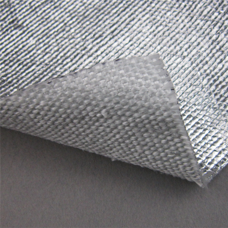 tkanina zo sklenených vlákien z hliníkovej fólie
